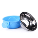 Миска з кріпленням до клітки/вольєру Derby Fixable Pet Bowl PF0025-M-blue фото 2