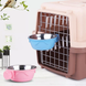Миска з кріпленням до клітки/вольєру Derby Fixable Pet Bowl PF0025-M-blue фото 4