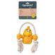 Іграшка для собак Quapas! Dog Toy Fun Chicken with rope Q17682 фото 2