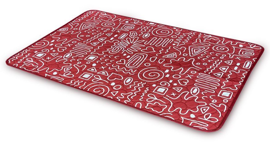 Многоразовая пеленка для собак Pelushka Red Abstraction ZY-031-patt_40х60 см фото