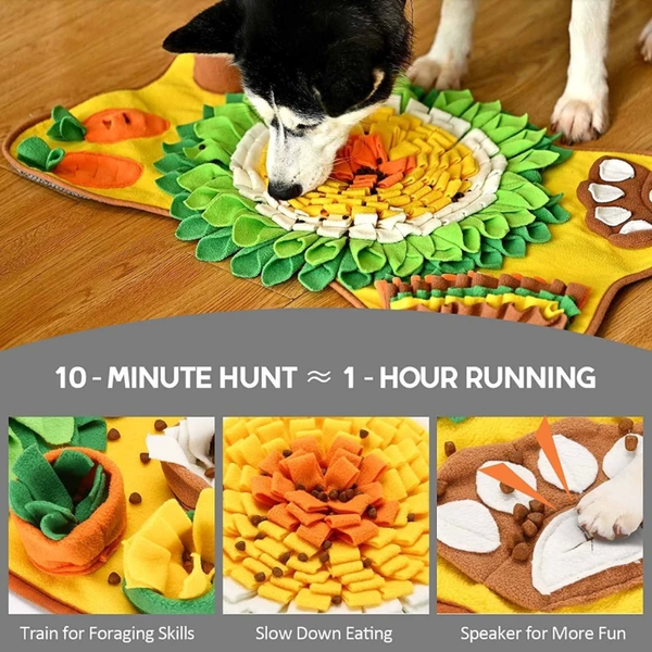 Килимок для нюхання для собак Derby Pet Shuffle Mat yellow HB2402 фото