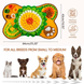 Килимок для нюхання для собак Derby Pet Shuffle Mat yellow HB2402 фото 4