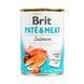 Влажный корм Brit Care Pate & Meat для собак, с лососем, 400 г 100864/100071/0267 фото 1